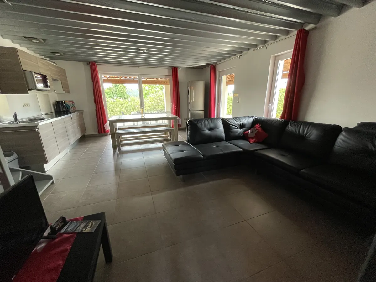 Woonkamer van vakantiewoning 1 van Villa Vallon I