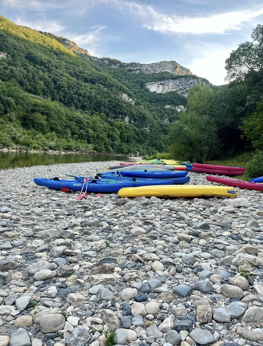 Kanotocht door de Gorges de l’Ardèche